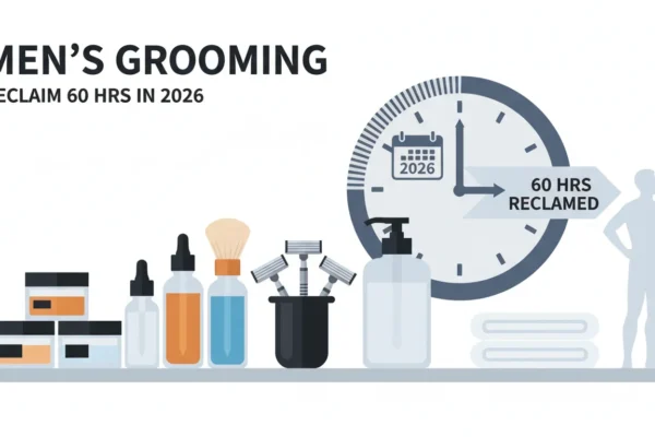 Men’s Grooming: Reclaim 60 Hrs in 2026
